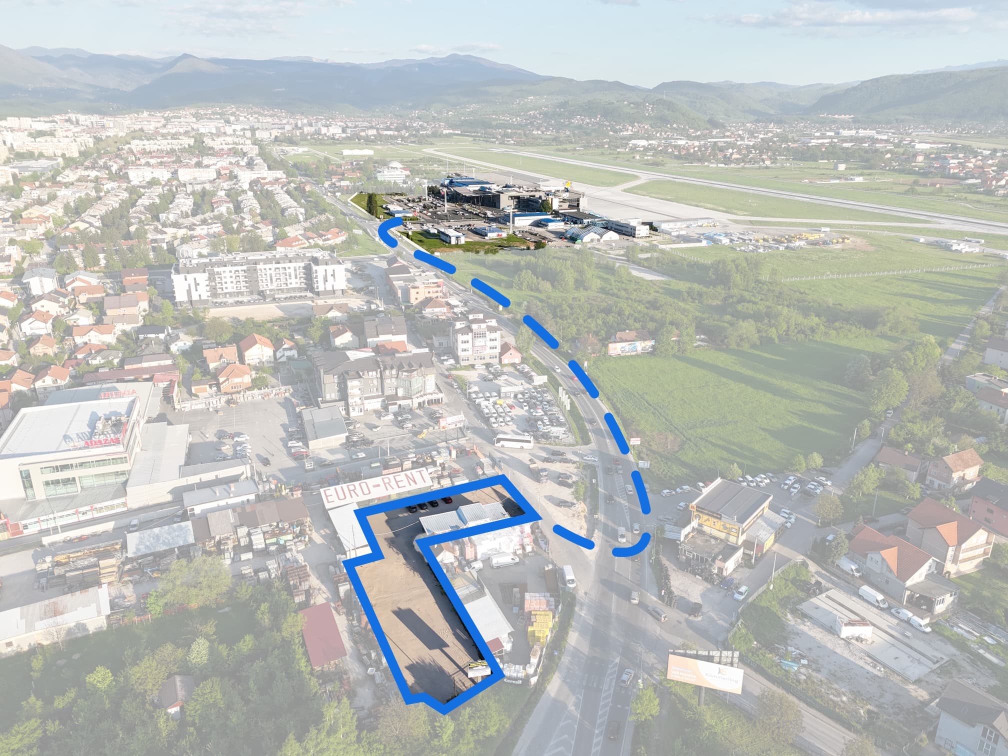 Galerija Aerodrom Sarajevo (SJJ) Privatni Parking EuroPark 1
